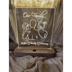 Lampe LED Personnalisable