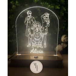 Lampe LED Personnalisable