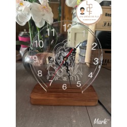 Horloge en Plexiglass Personnalisable
