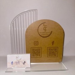 Support  carte de visite QR code